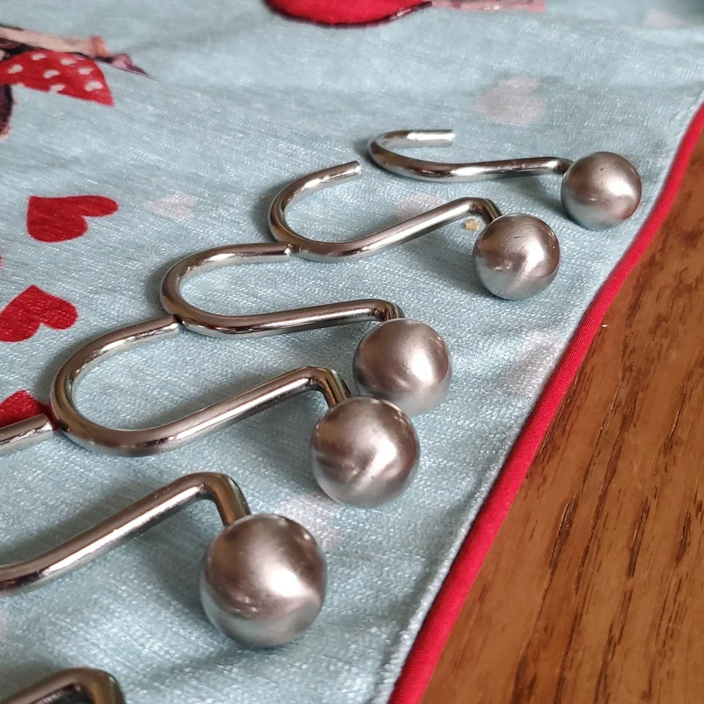 12 Shower Curtian Hooks